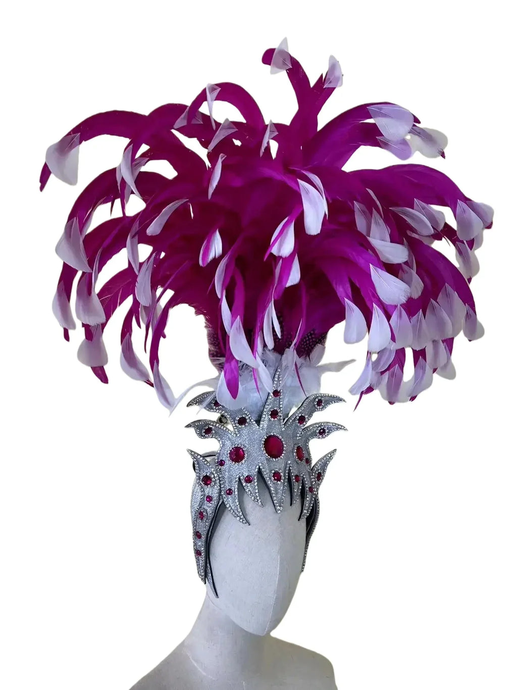 The Stardust Luminary Crown – Pink & Lavender Samba Carnival Headdress