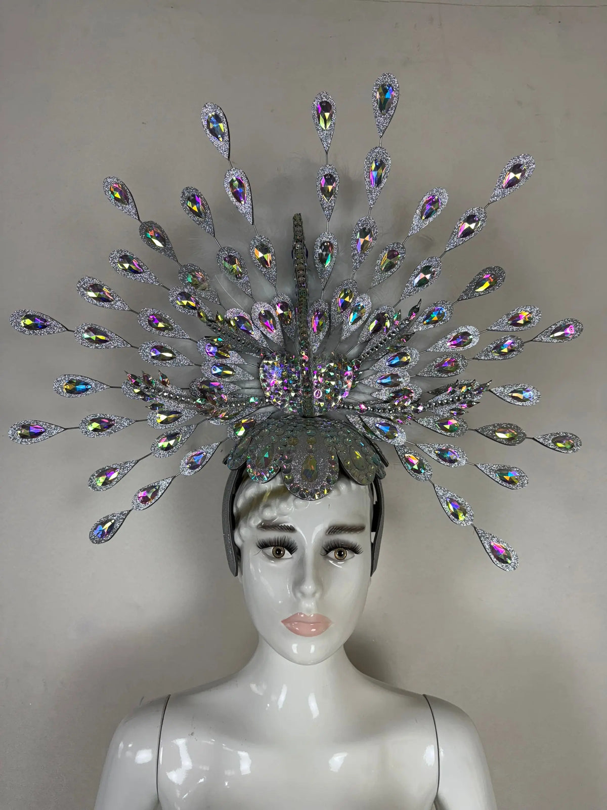 The Stardust Dionysia – Silver Starburst Carnival & Masque Ball Headdress