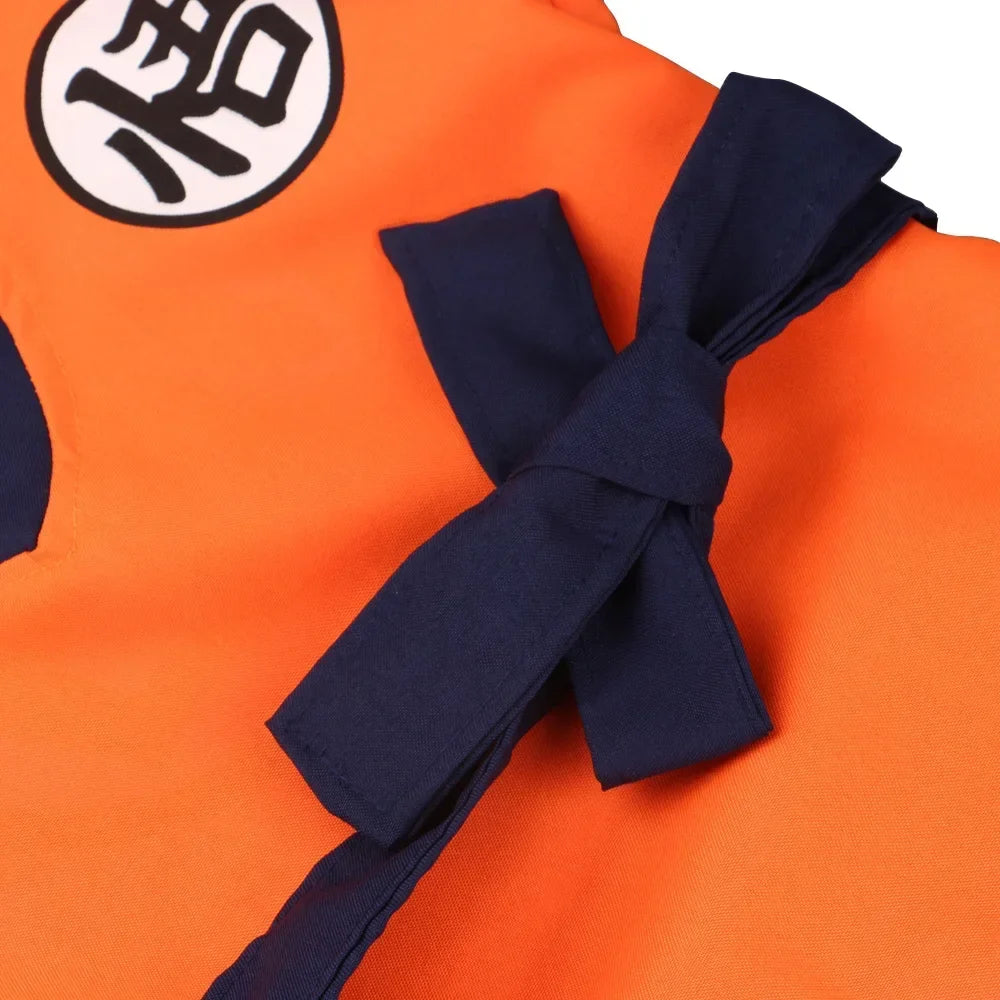Son Goku Anime Cosplay Costume Set – Kids & Adult Outfit