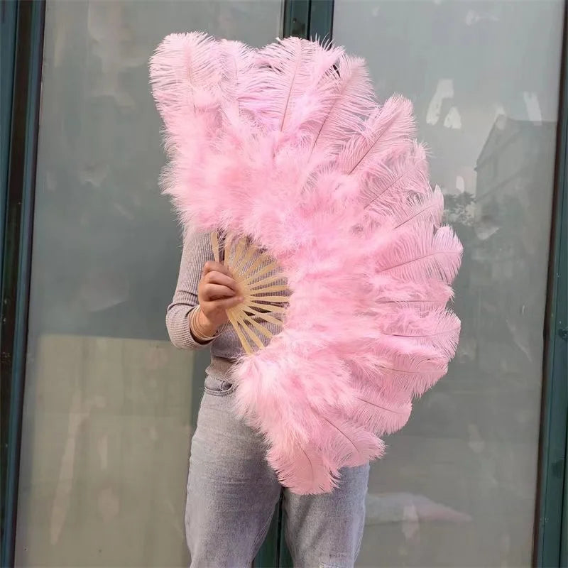 130CM Ostrich Feather Fans