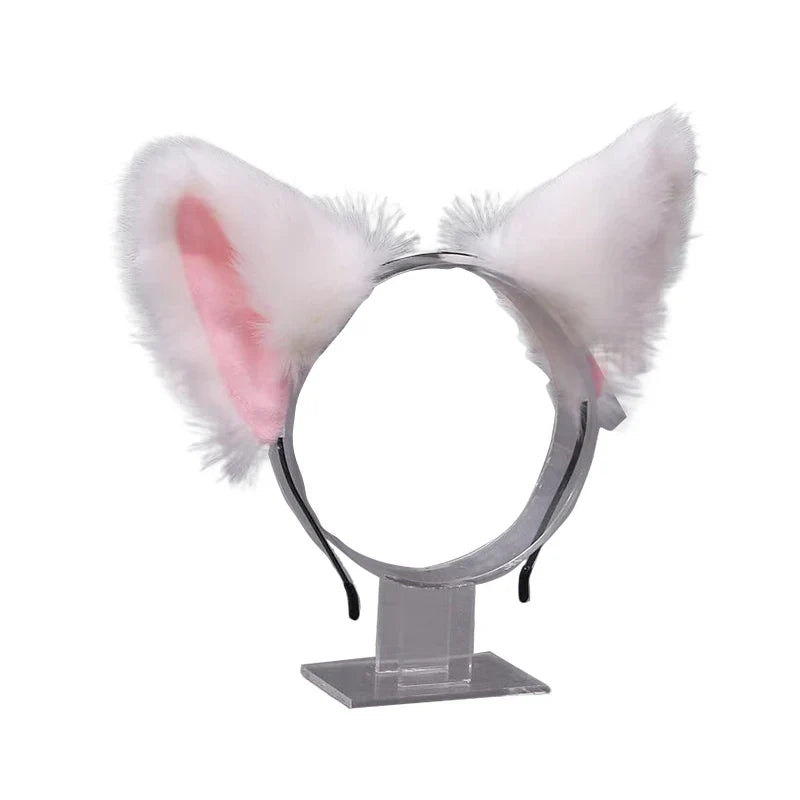 Lolita Cat & Fox Ear Cosplay Headband for Women & Girls