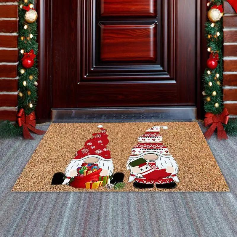 Christmas Gnome Non-Slip Doormat, 16 × 24 in