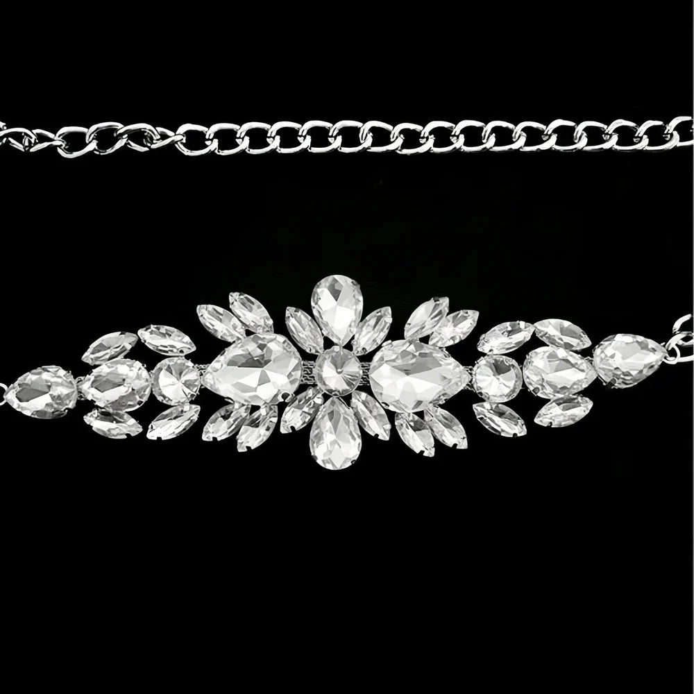Rhinestone Chain Belt
