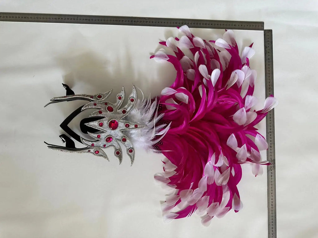 The Stardust Luminary Crown – Pink & Lavender Samba Carnival Headdress