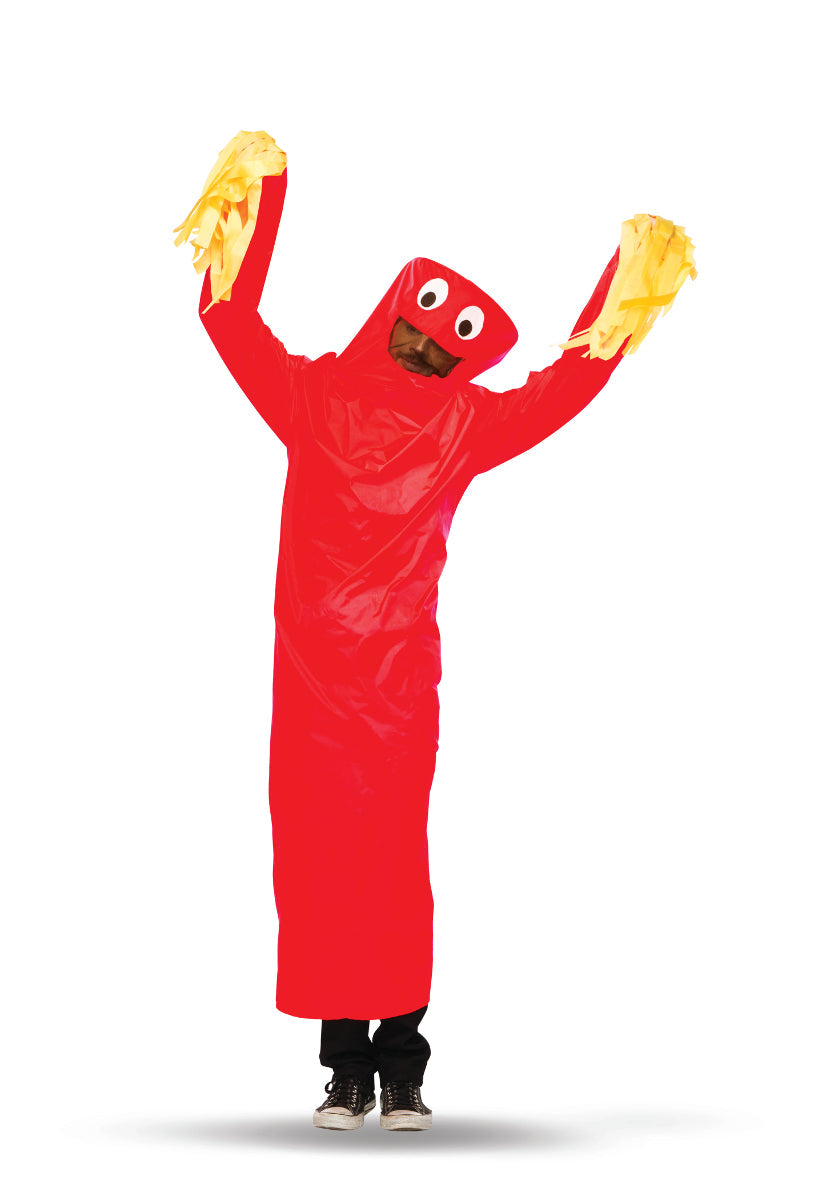 Funny, Wild Waving Tube Guy Adult Costume, Halloween