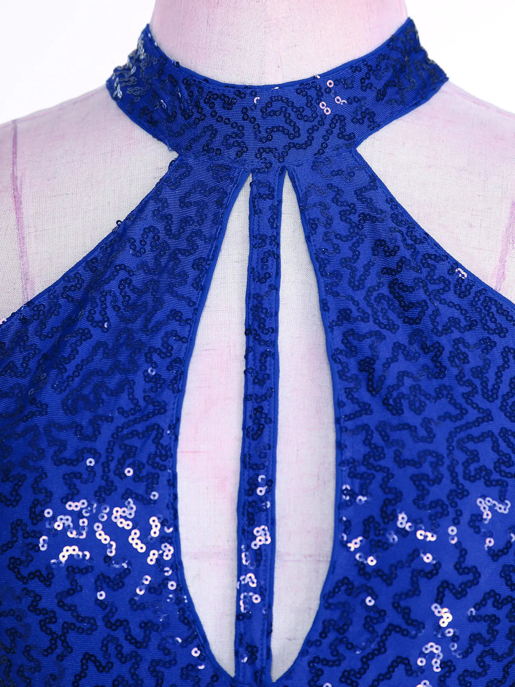 The Stardust Empress Royale – Sequined & Feathered Latin Dance Leotard Dress