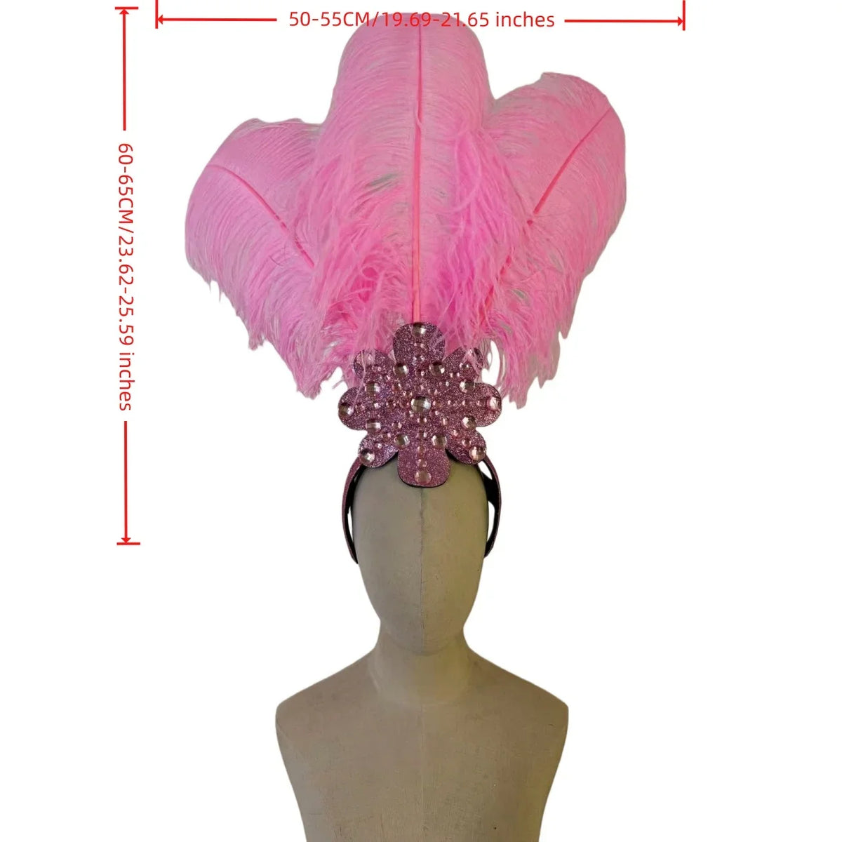 The Stardust Flora Cabaret Crown – Five-Flower Rhinestone Headdress