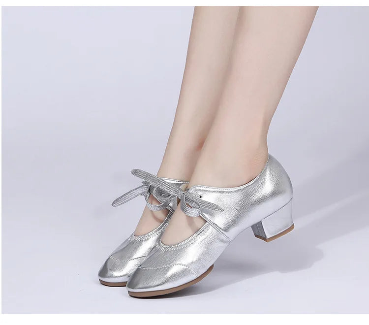 The Stardust Encore Practice Oxford – Leather Latin & Jazz Dance Shoe