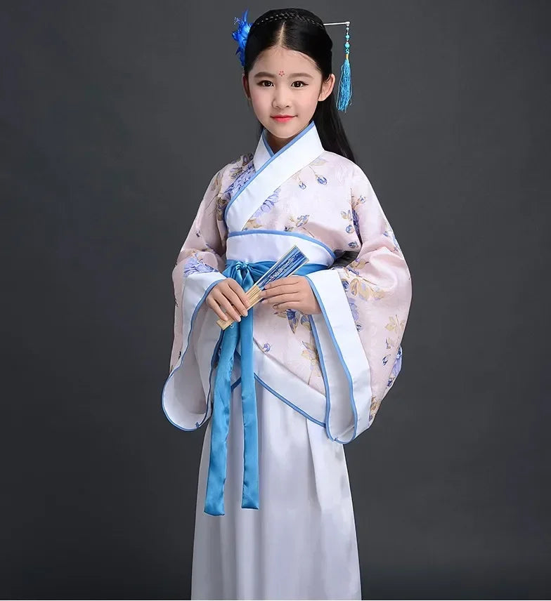 Girls Ancient Chinese Dress Kimono Yukata Costume for Girls
