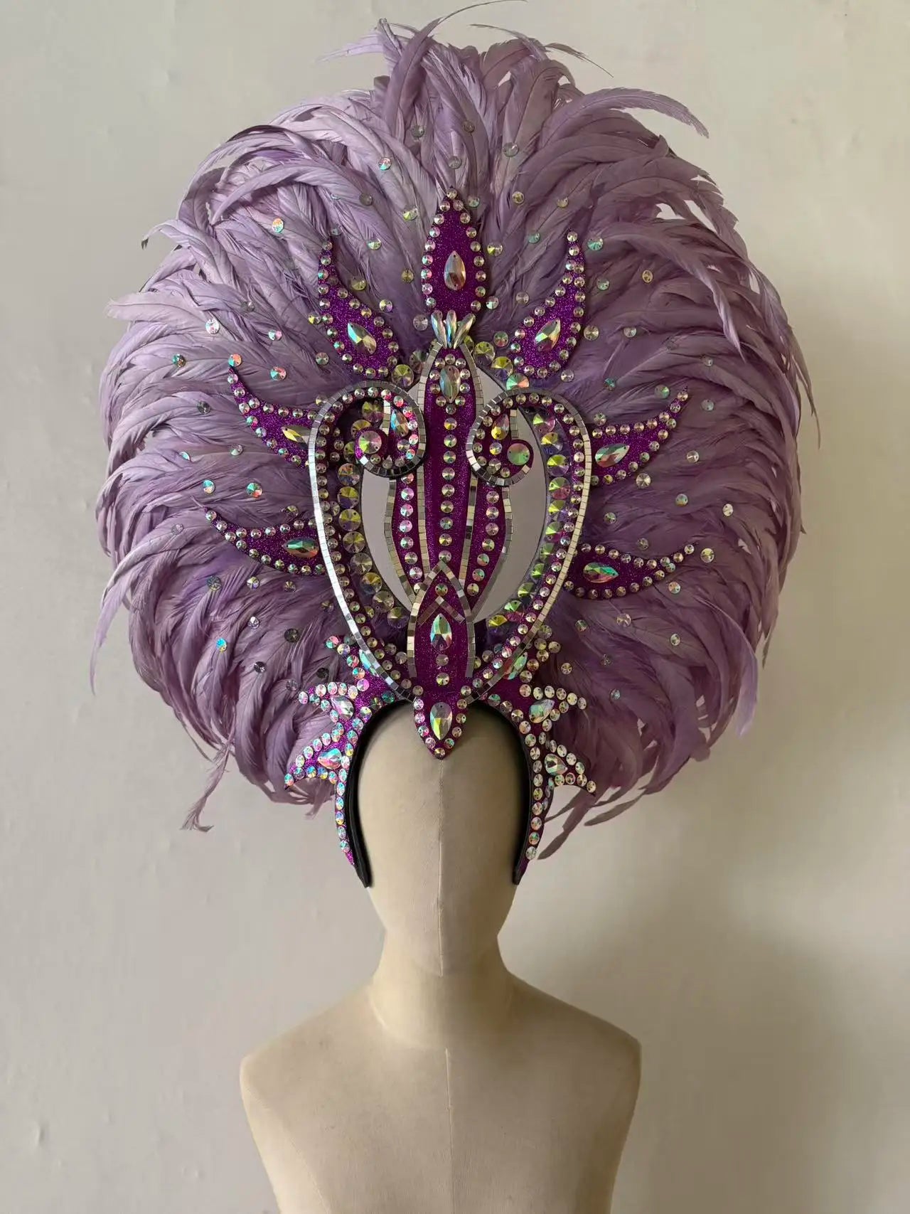 The Stardust Copacabana Feather Crown – Samba Parade Headdress