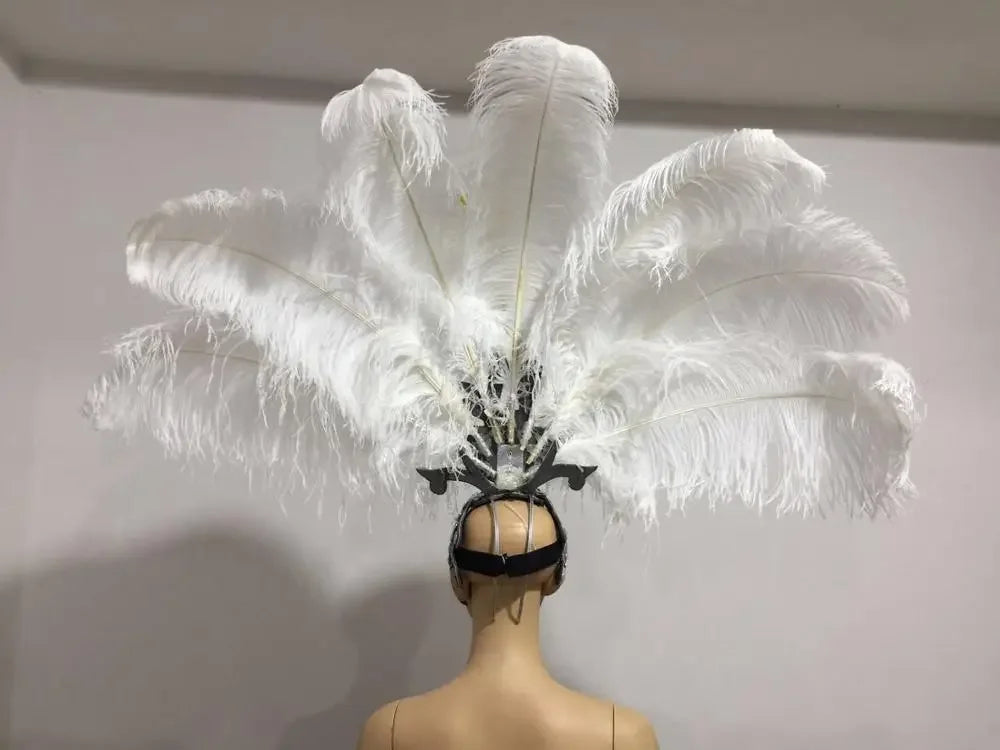 The Stardust Dionysia – Carnival & Samba Feathered Masque Ball Crown