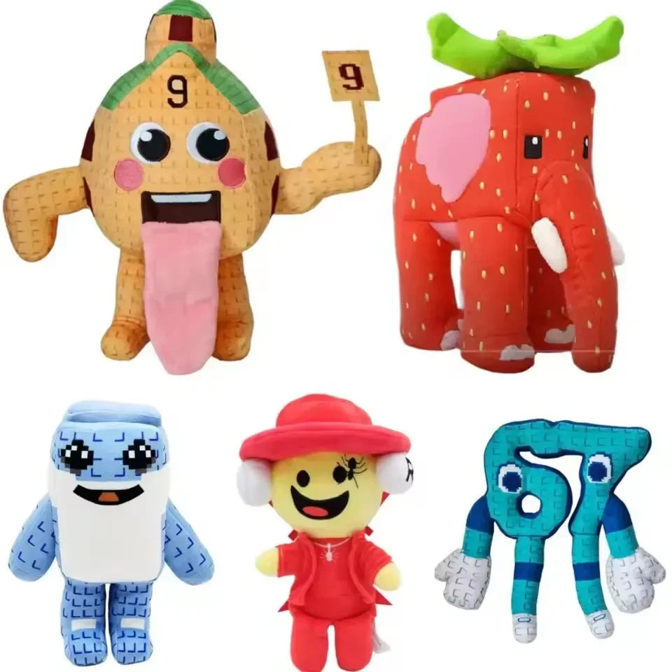 2026 New Steal A Brainrot Sammy Jandel Strawberry Elephant Plush Doll Anime Peripherals Toy Halloween Christmas Gift