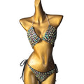 The Venus Vacation Iridescent Diamond Bikini – Crystal Prism Showgirl Set