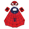 Spider Superhero Costume Set with Cape Mask & Wristband