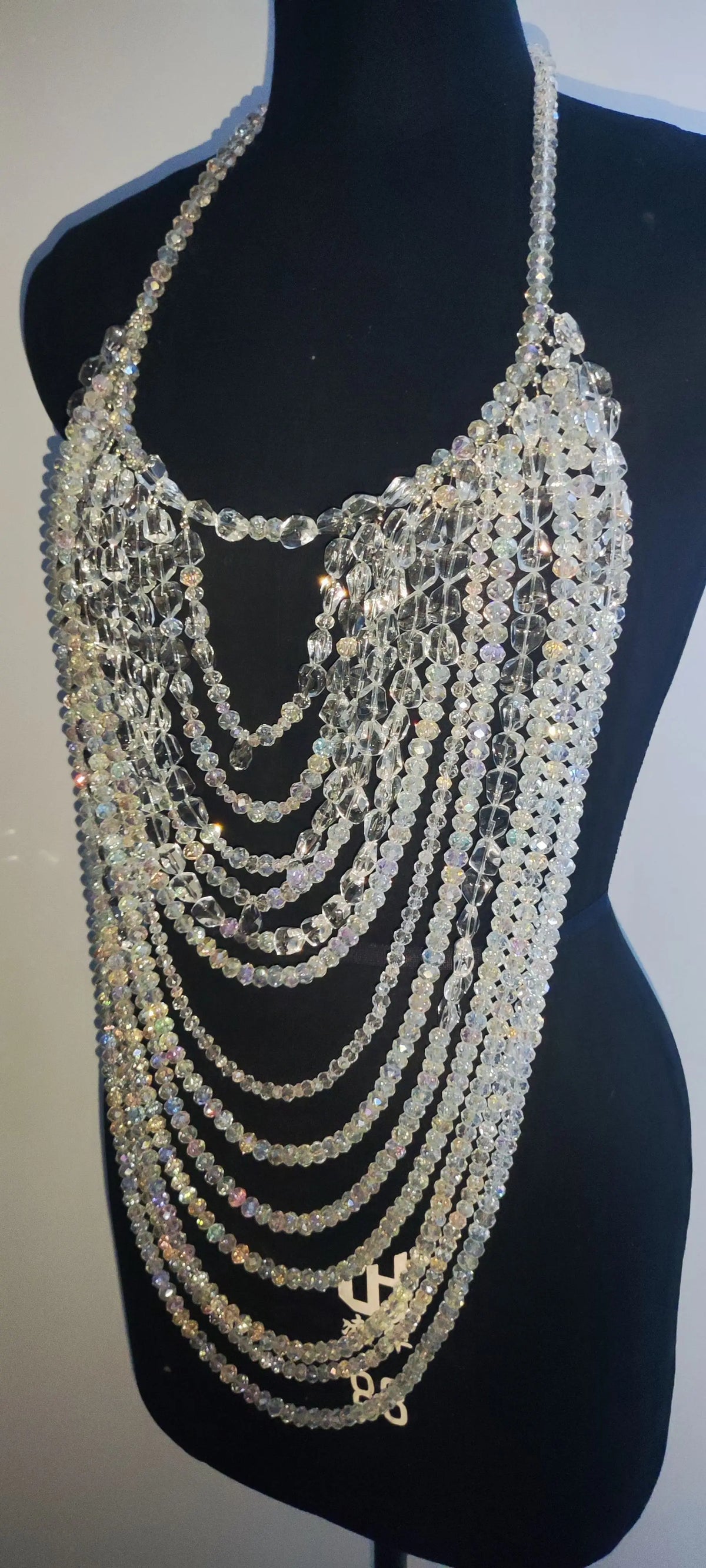Handmade Multilayer Beaded Bra Chain & Statement Body Jewelry