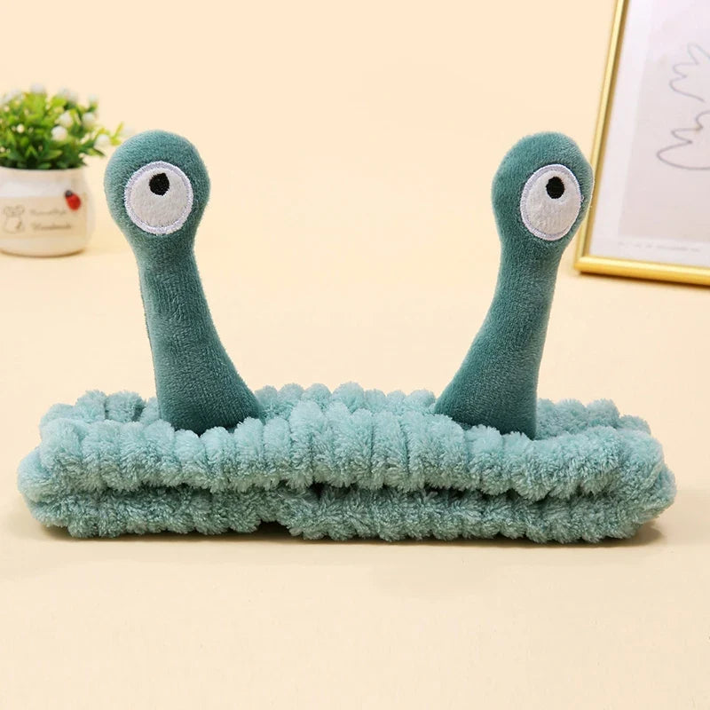 Cute Animal Ears Coral Fleece Spa Headband