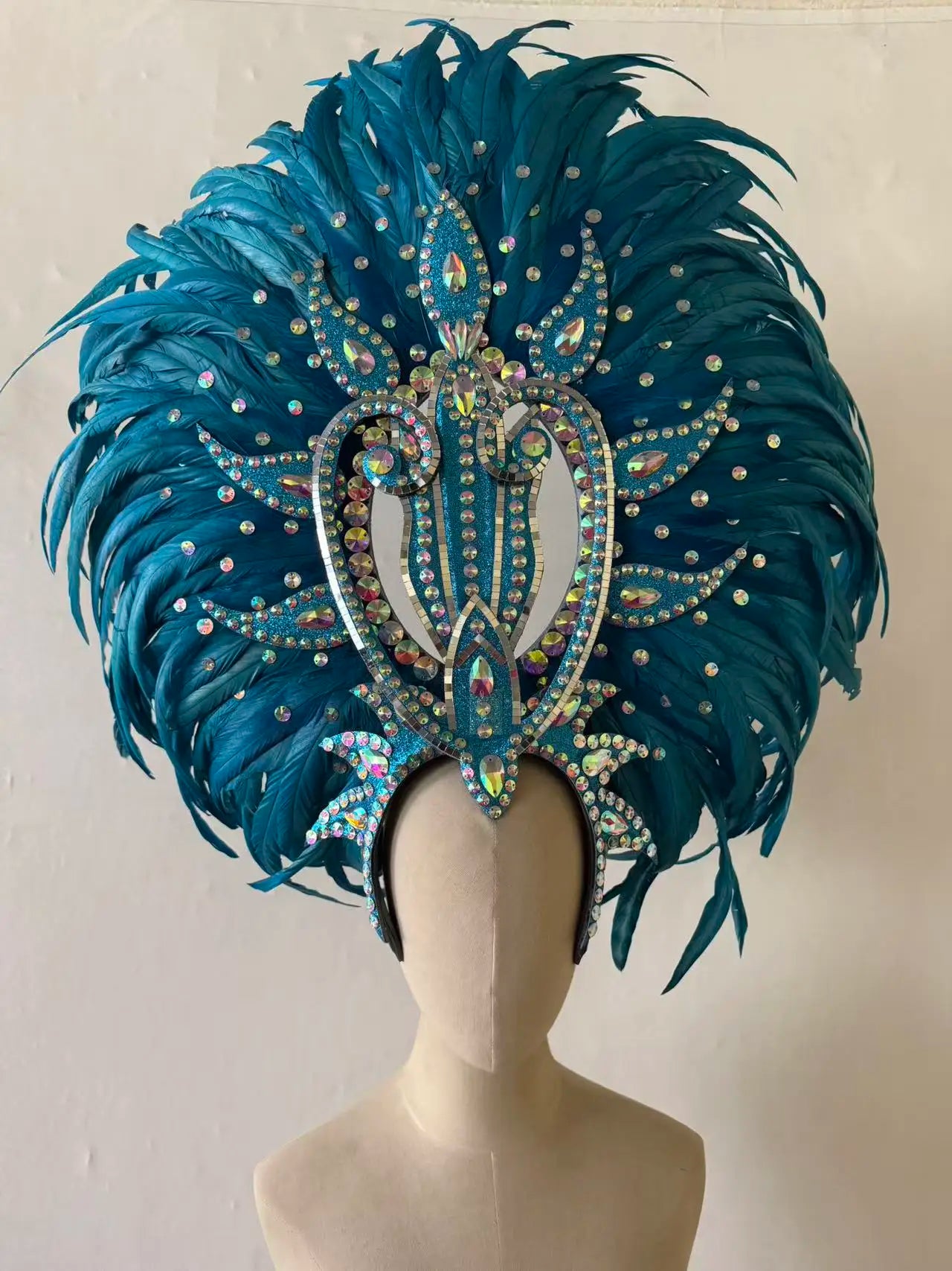 The Stardust Copacabana Feather Crown – Samba Parade Headdress