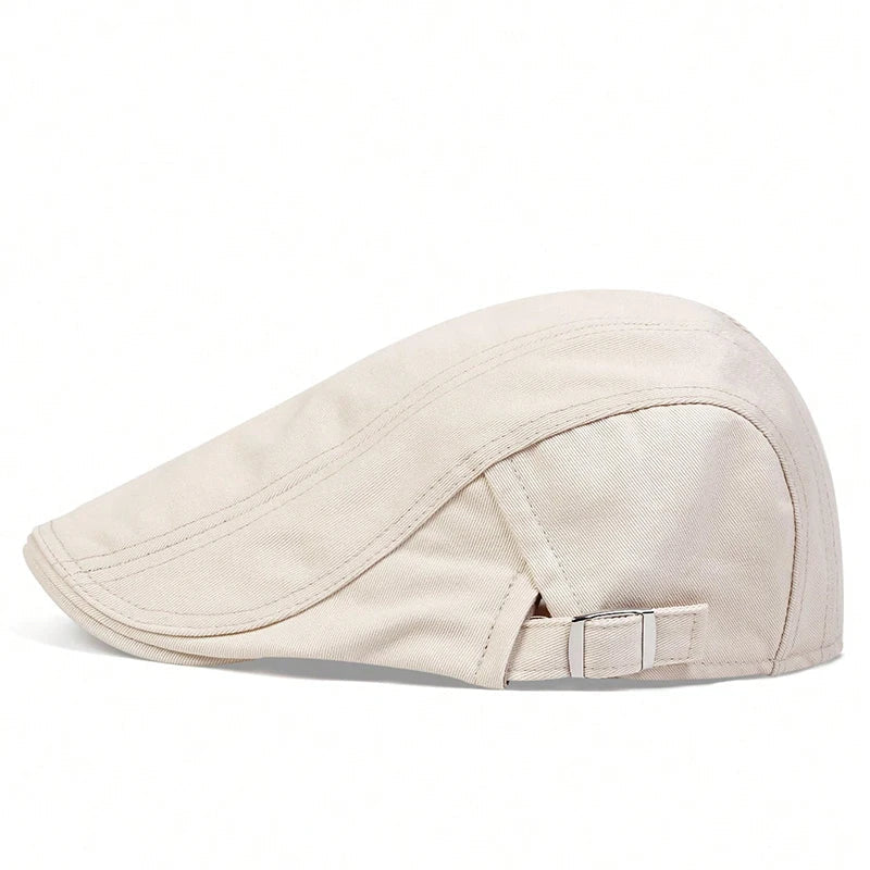 British Newsboy Flat Cap for Casual Vintage Outdoor Style
