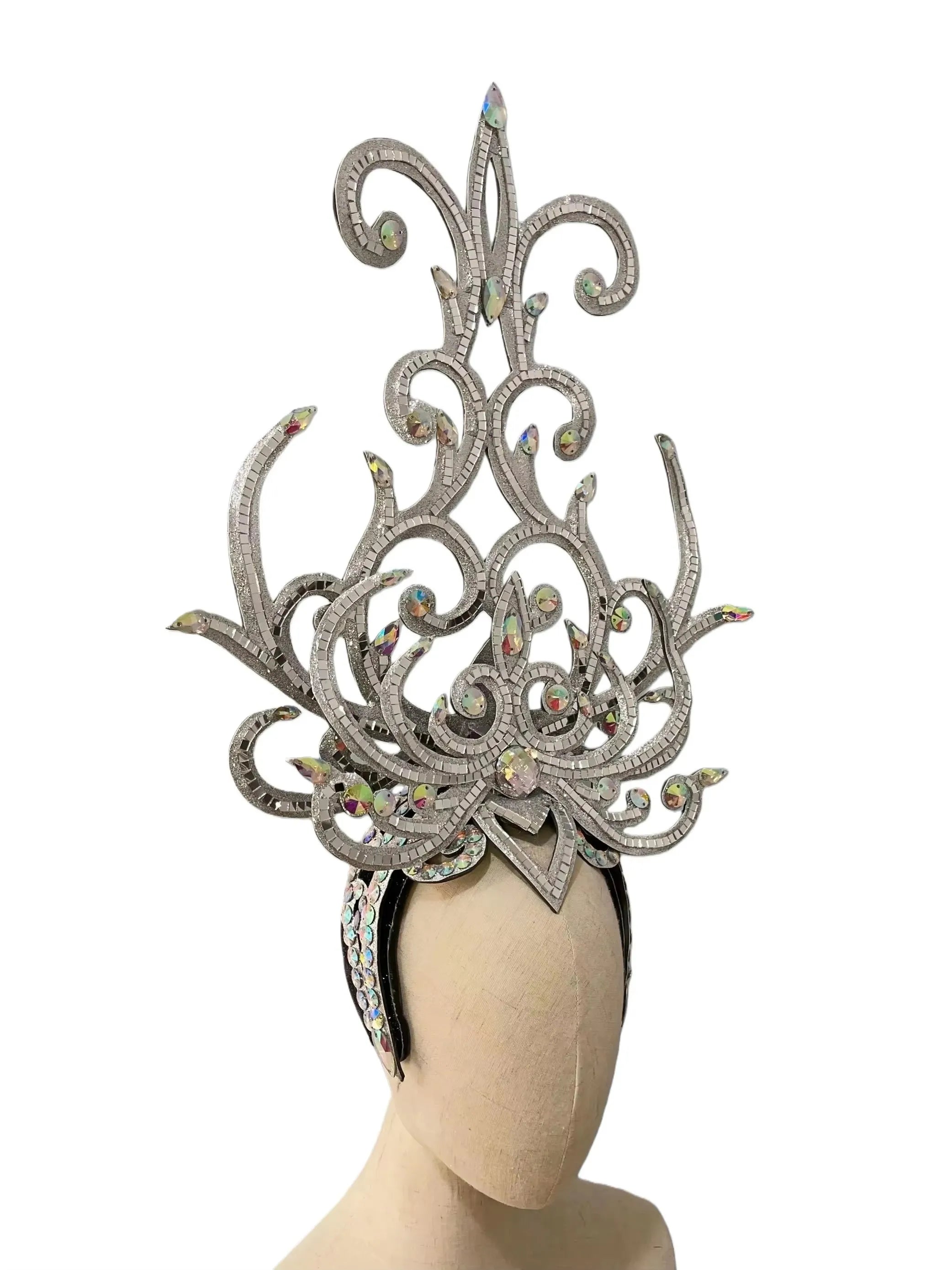 The Stardust Dionysia Masquerade Crown – Carnival & Ball Samba Headdress