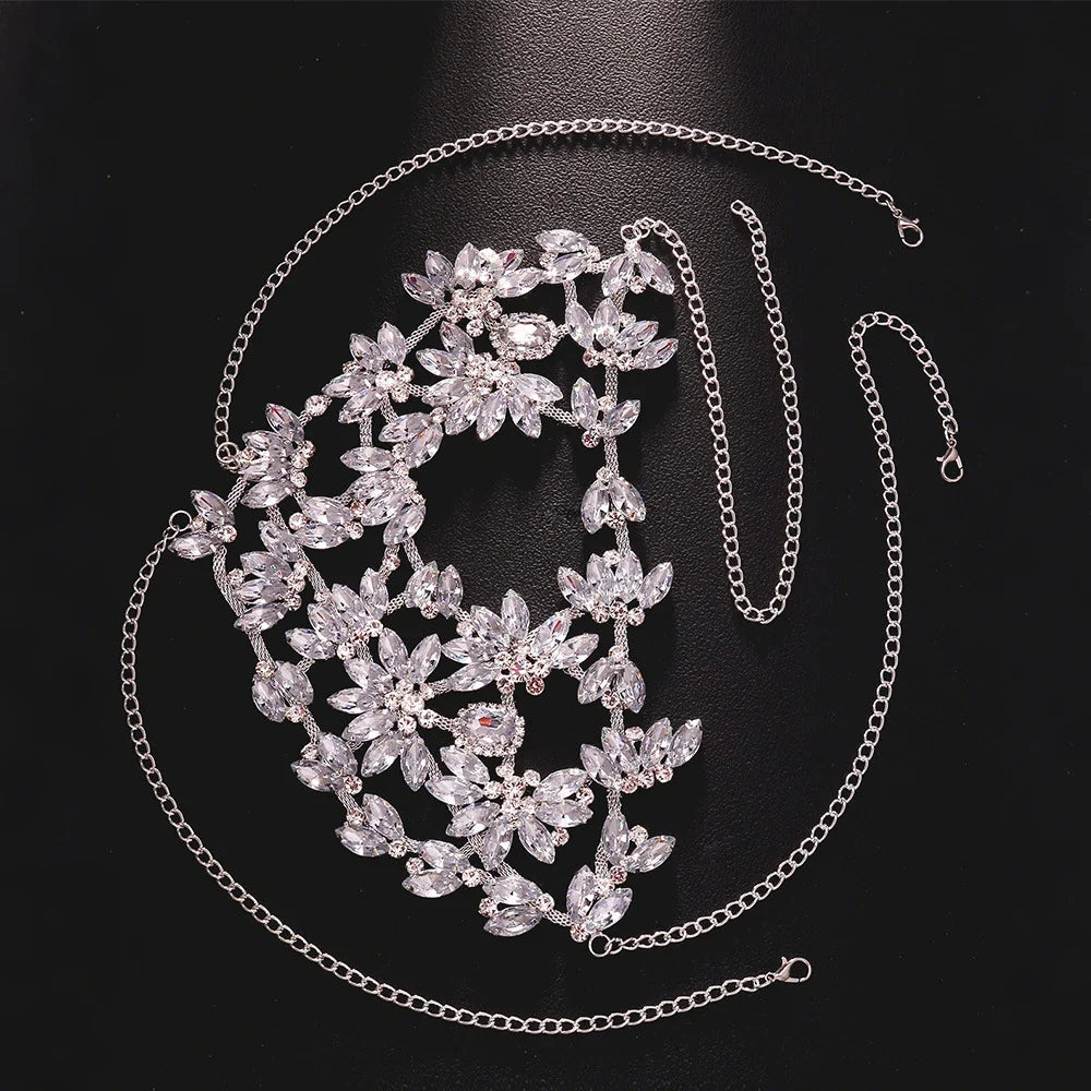 Rhinestone Half Mask Masquerade Jewelry