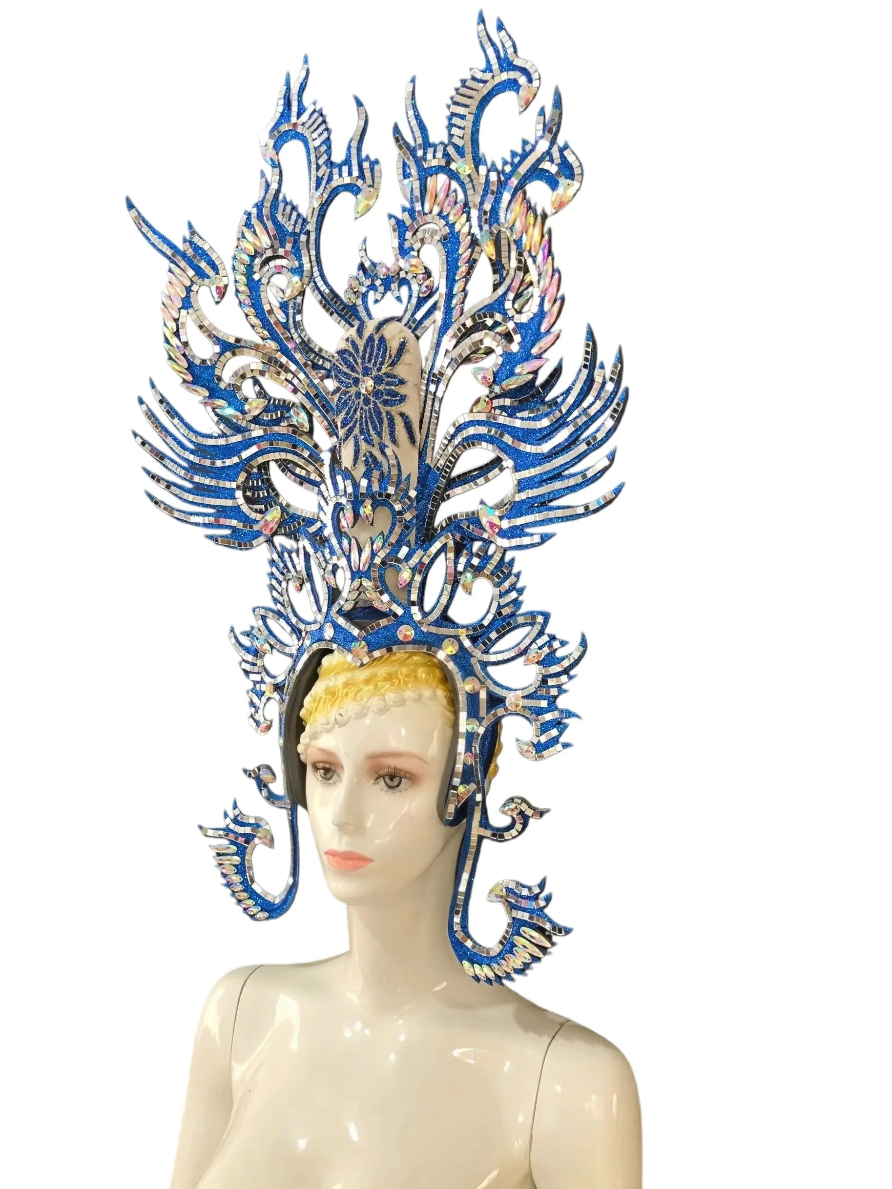 Brazil Rio Spanish Cuba Santiago Havana Venice Dionysia carnival Float Mask dress masque ball costume samba Golden Crown