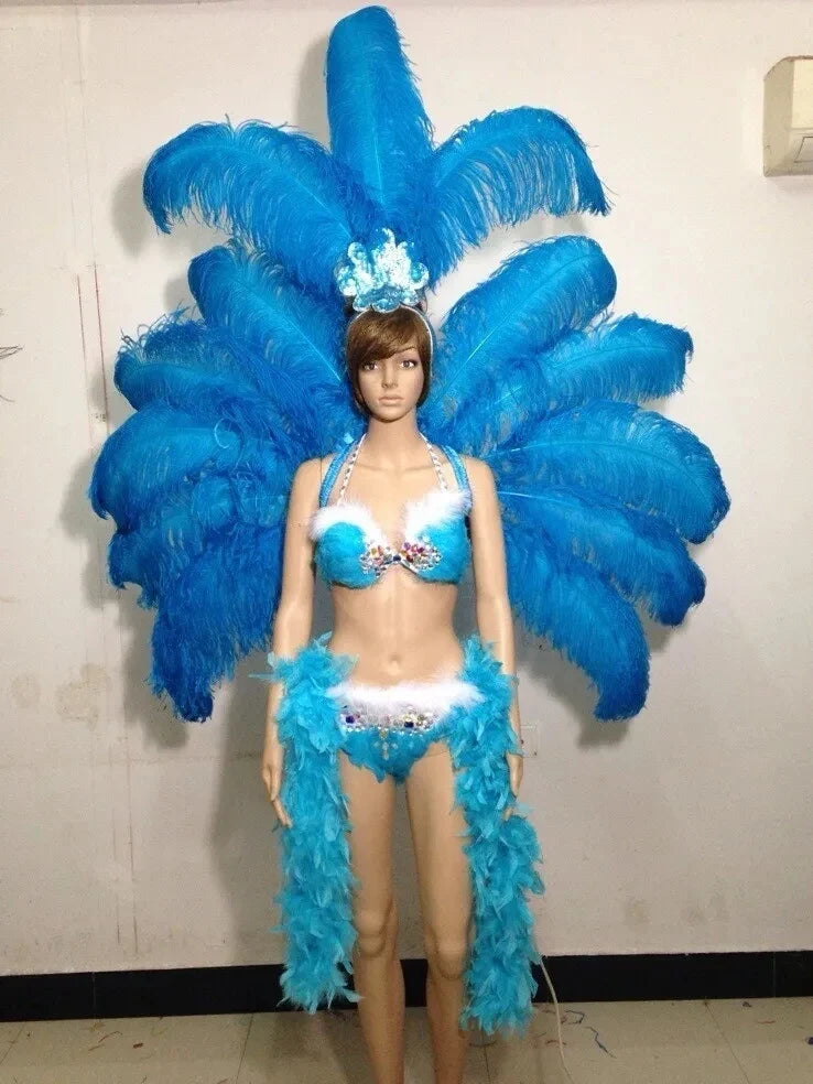 The Stardust Victoria Sovereign – Deluxe Angel Feather Wing & Headdress Stage Costume Set