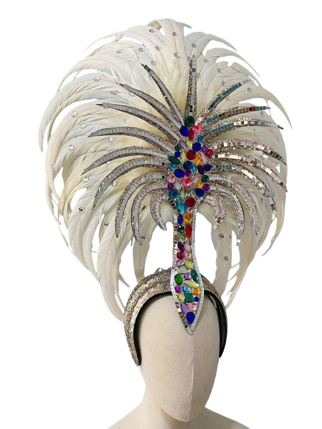 The Stardust Dionysia Masquerade Crown – Carnival & Ball Samba Headdress