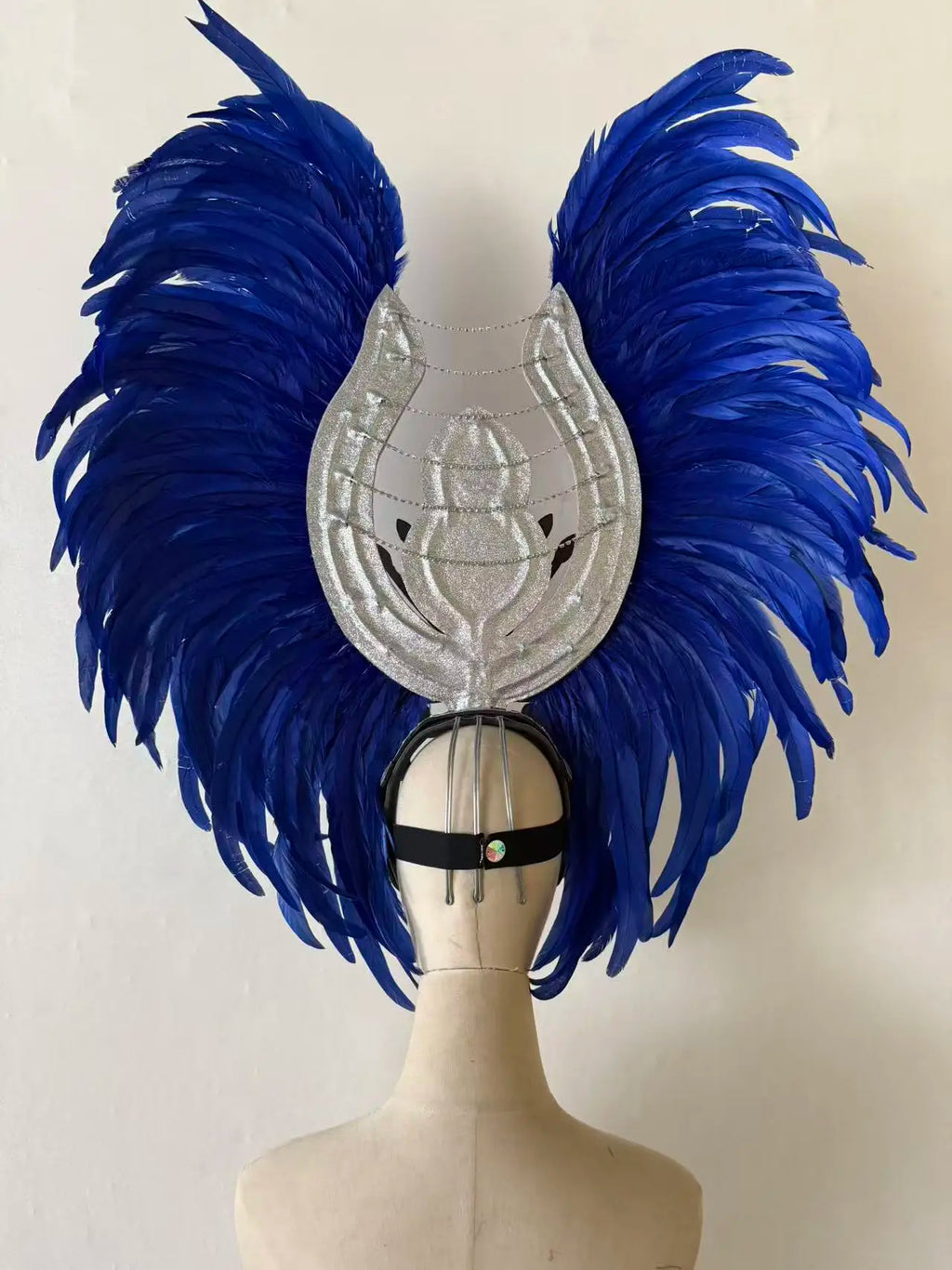 The Stardust Aurora Feather Headdress – Light Purple Cabaret & Carnival Crown