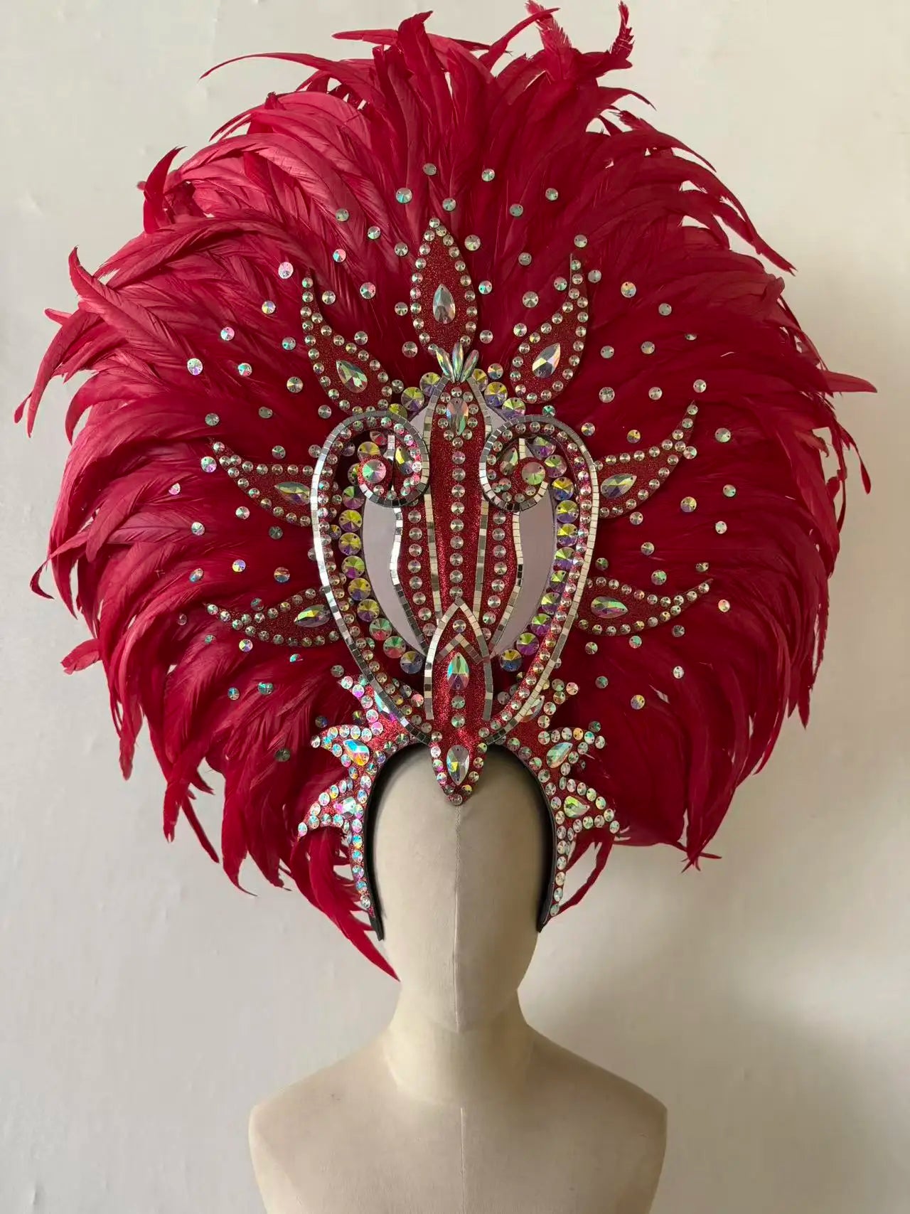 The Stardust Copacabana Feather Crown – Samba Parade Headdress