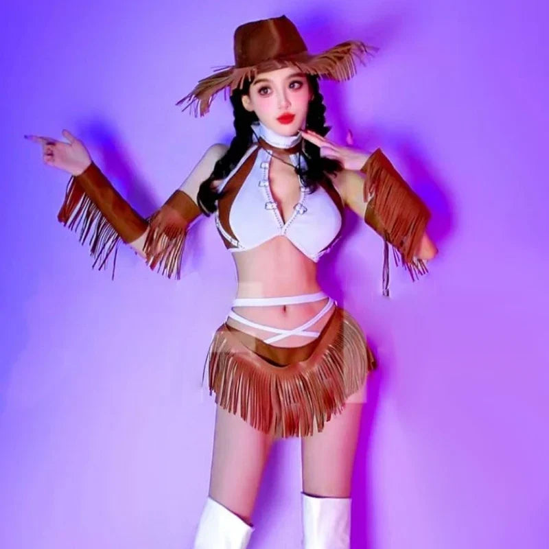 The Stardust Frontier Fringe – Custom Western Performance Suit