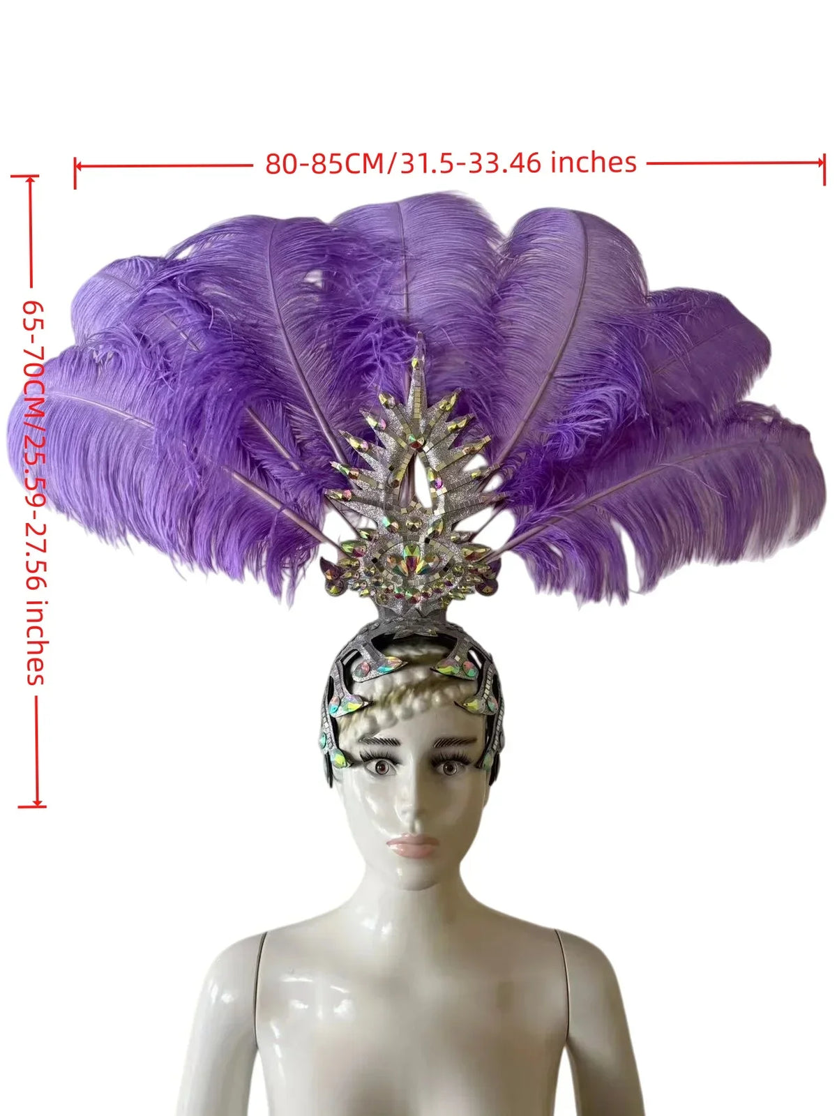 The Stardust Dionysia – Carnival & Samba Feathered Masque Ball Crown