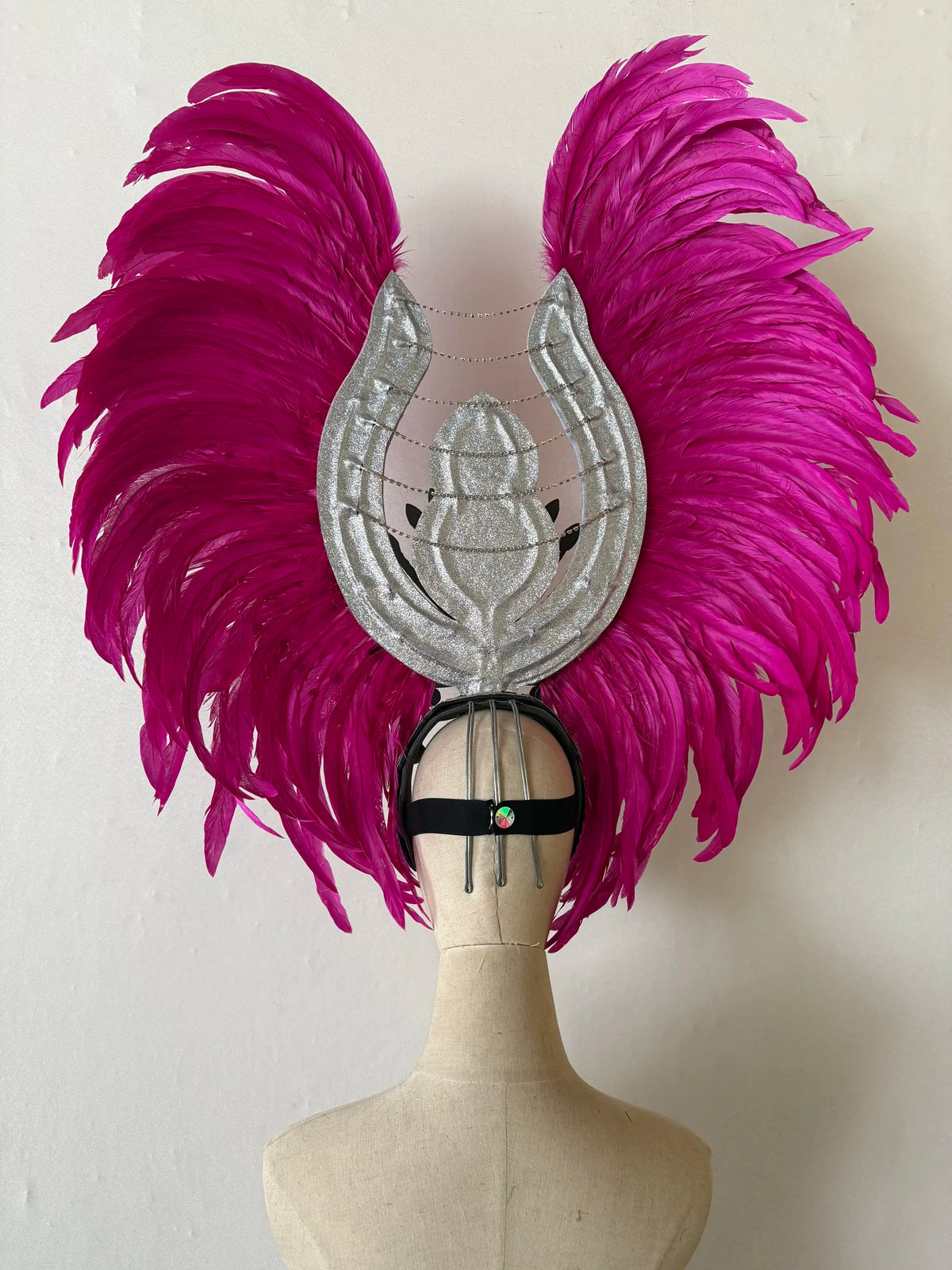 The Stardust Aurora Feather Headdress – Light Purple Cabaret & Carnival Crown