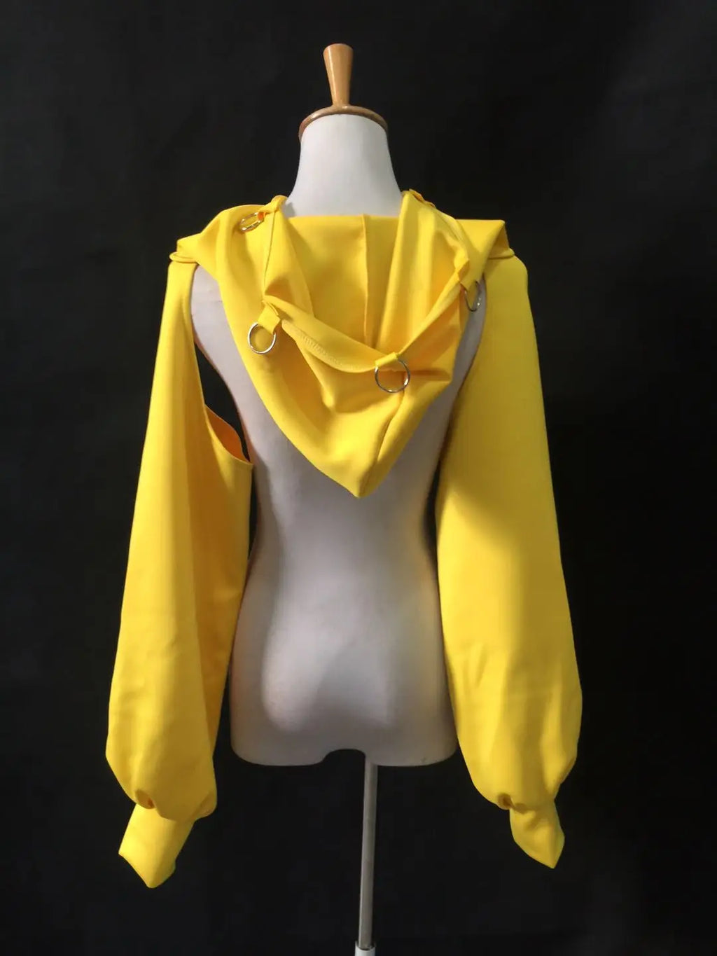 The Stardust Kinetic Cyber Hoodie – Cropped Gogo & Streetwear Dance Top