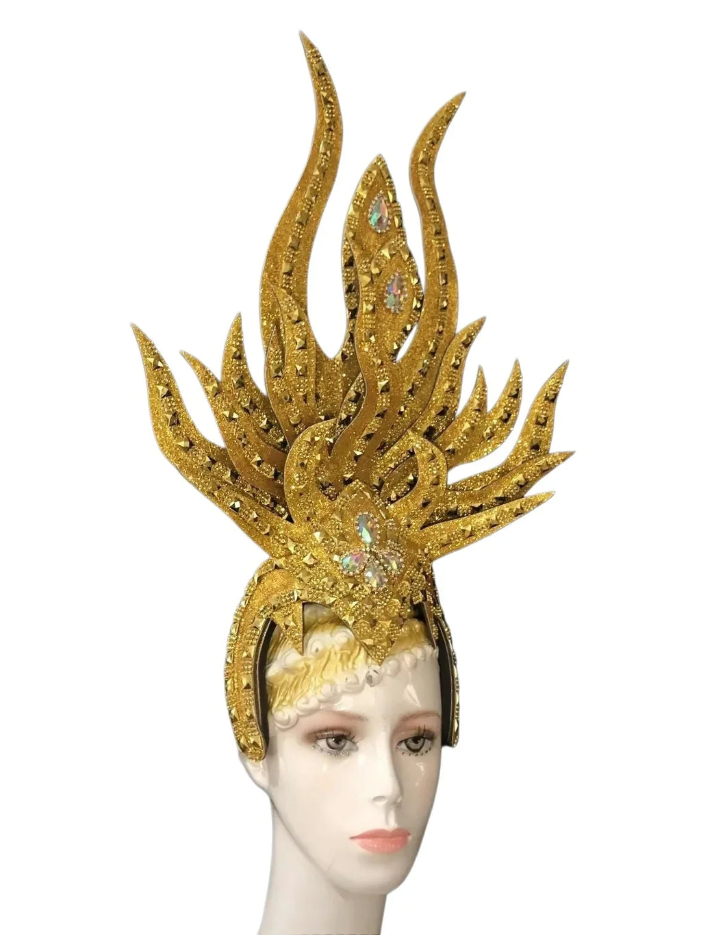Brazil Rio Spanish Cuba Santiago Havana Venice Dionysia carnival Float Mask dress masque ball costume samba Golden Crown