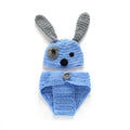 Animal Style Newborn Baby Crochet Halloween Costume - Handmade Cartoon Mouse, Sleepy Owl & Frog Photography Props & Baby Gift
