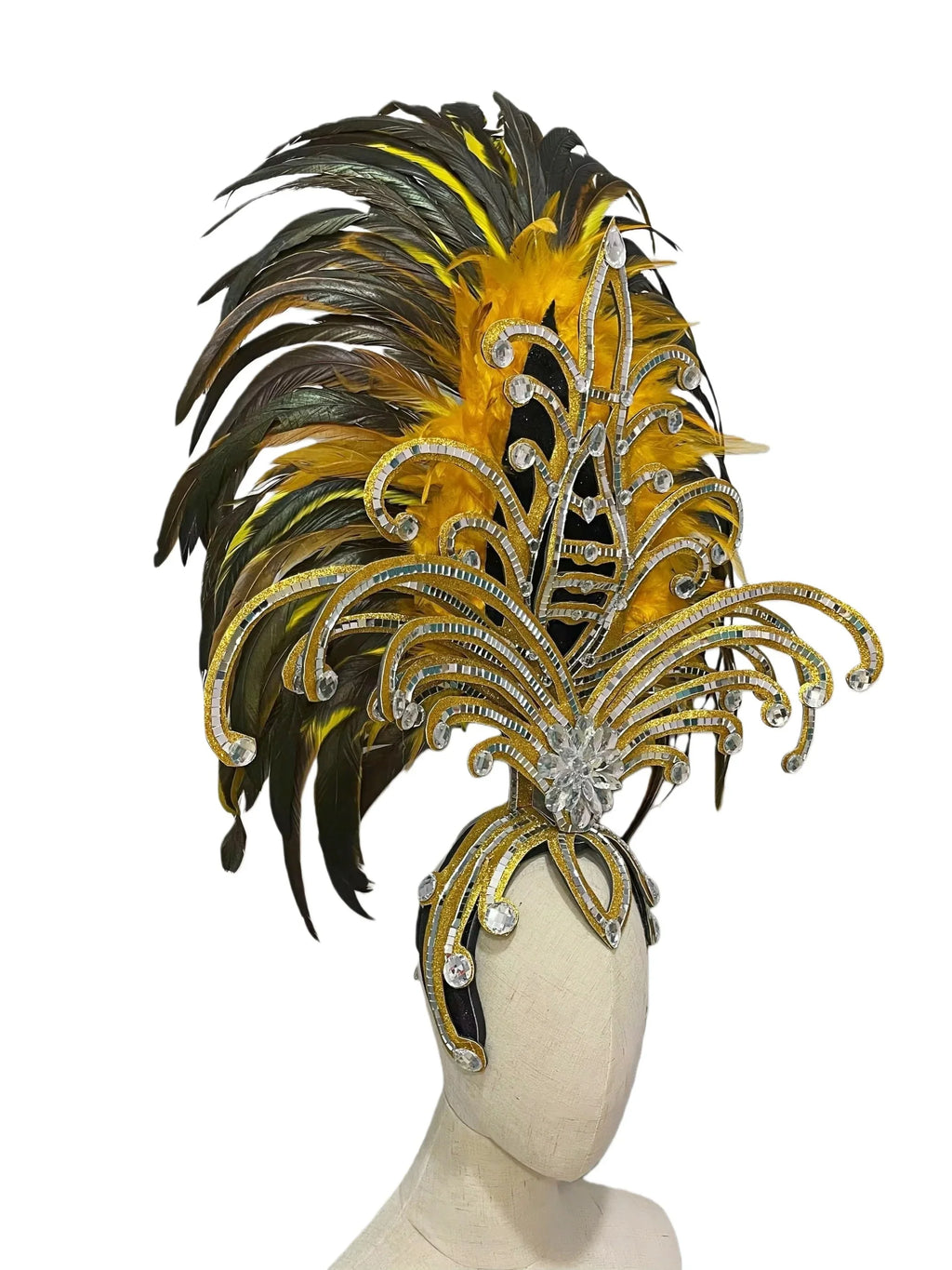 The Stardust Luminary Crown – Lavender & Multi-Tone Samba Carnival Headdress
