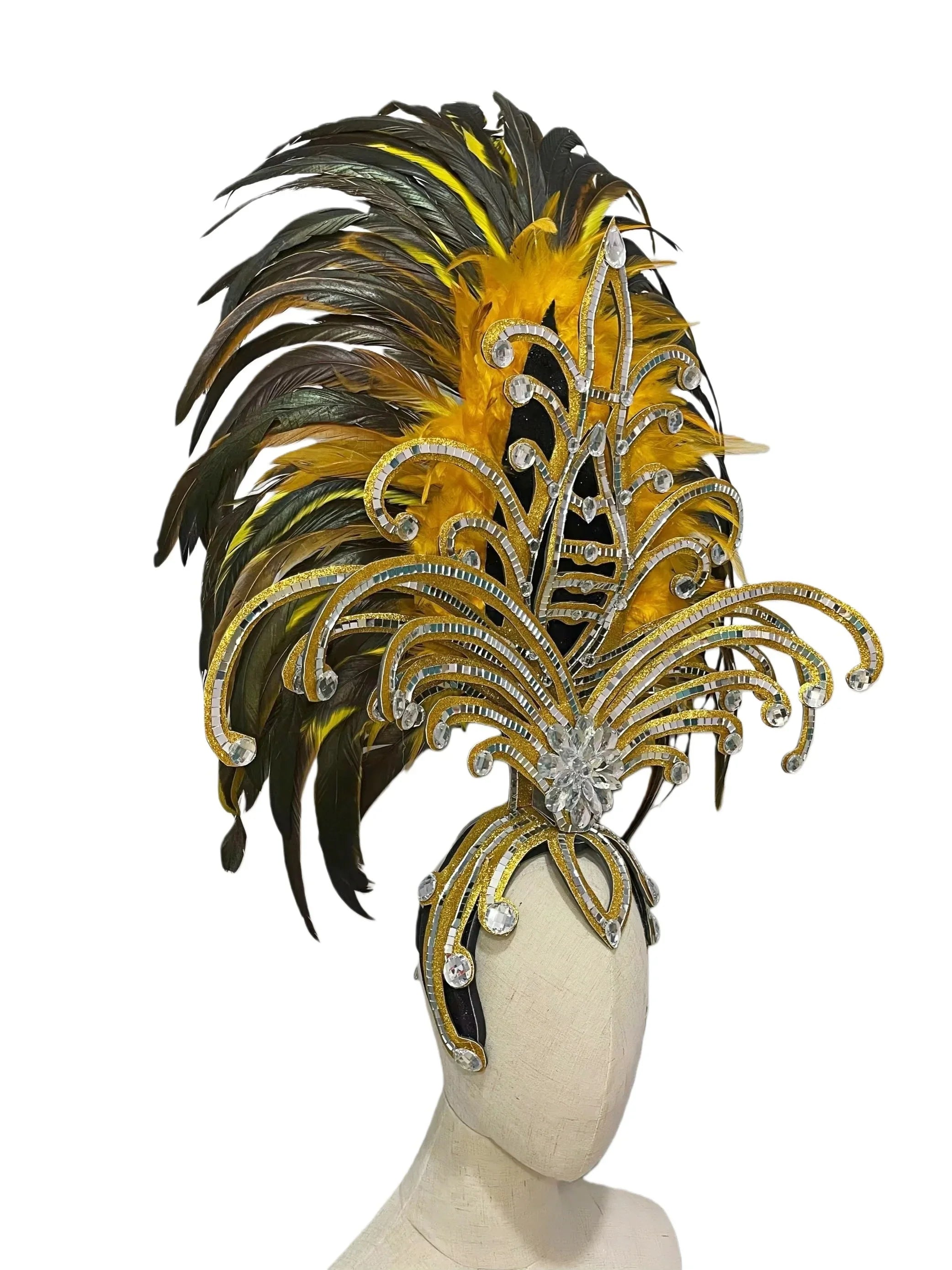 The Stardust Luminary Crown – Lavender & Multi-Tone Samba Carnival Headdress
