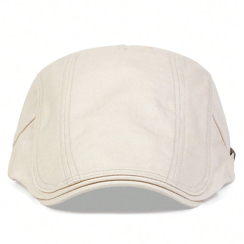 British Newsboy Flat Cap for Casual Vintage Outdoor Style