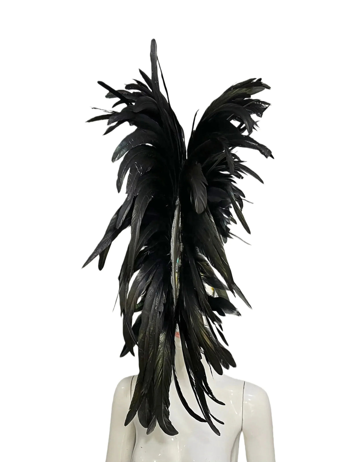 The Stardust Dionysia – Elegant Feathered Samba Carnival & Masquerade Headdress