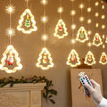 120-LED Christmas Curtain String Lights, USB or Battery