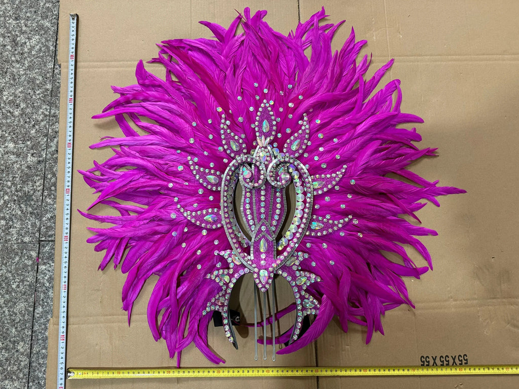 The Stardust Copacabana Feather Crown – Samba Parade Headdress