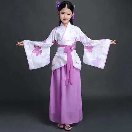 Girls Ancient Chinese Dress Kimono Yukata Costume for Girls