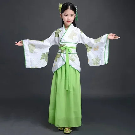 Girls Ancient Chinese Dress Kimono Yukata Costume for Girls