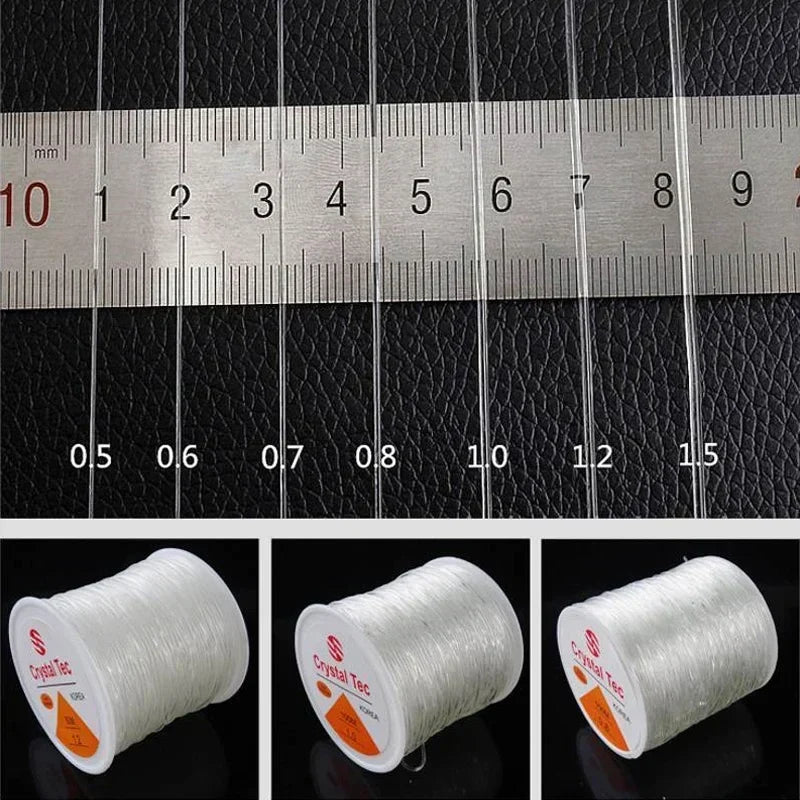 Strong Clear Elastic Stretch Jewelry Cord for Beading & Crafting