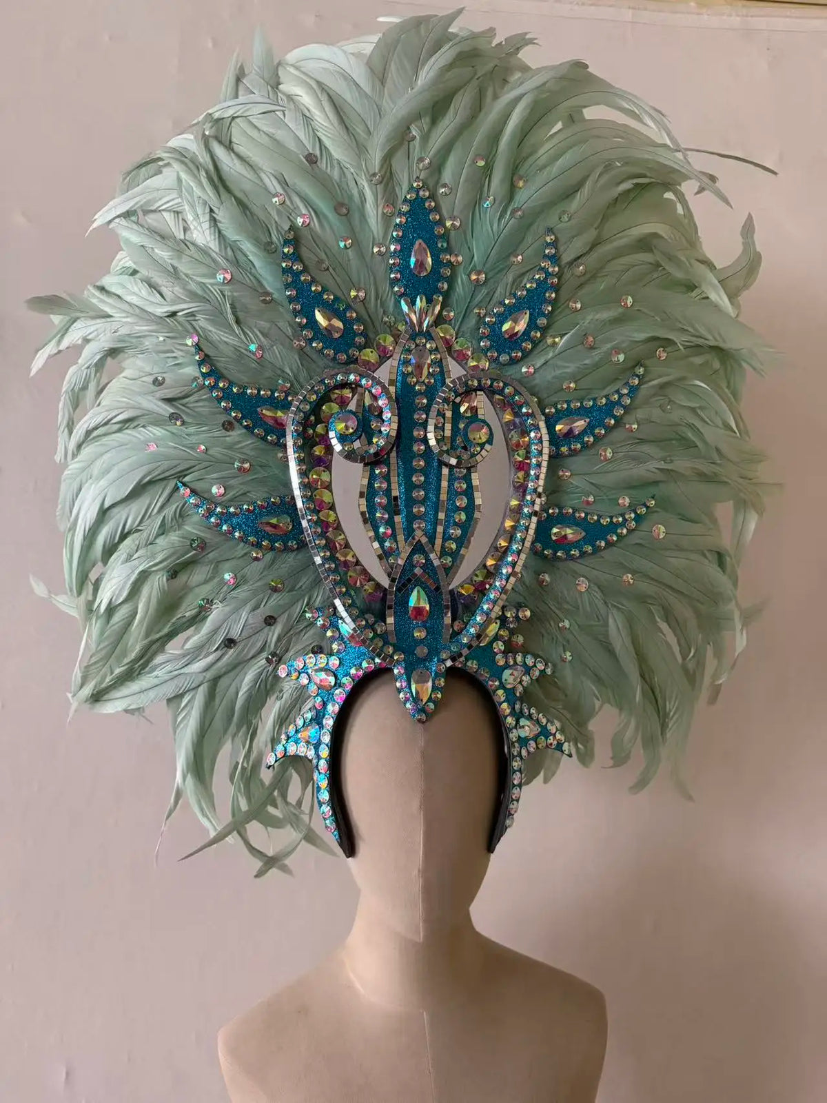 The Stardust Copacabana Feather Crown – Samba Parade Headdress
