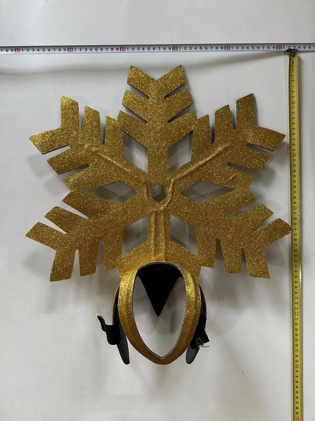 The Stardust Dionysia – Gold Snowflake Starburst Carnival & Masque Ball Crown