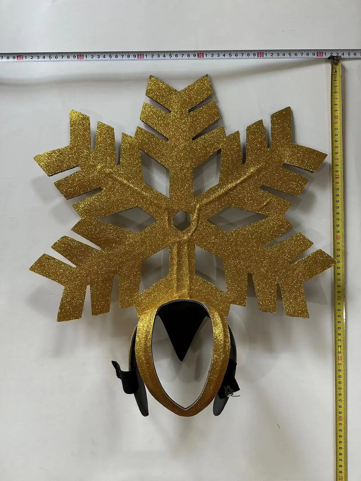 The Stardust Dionysia – Gold Snowflake Starburst Carnival & Masque Ball Crown
