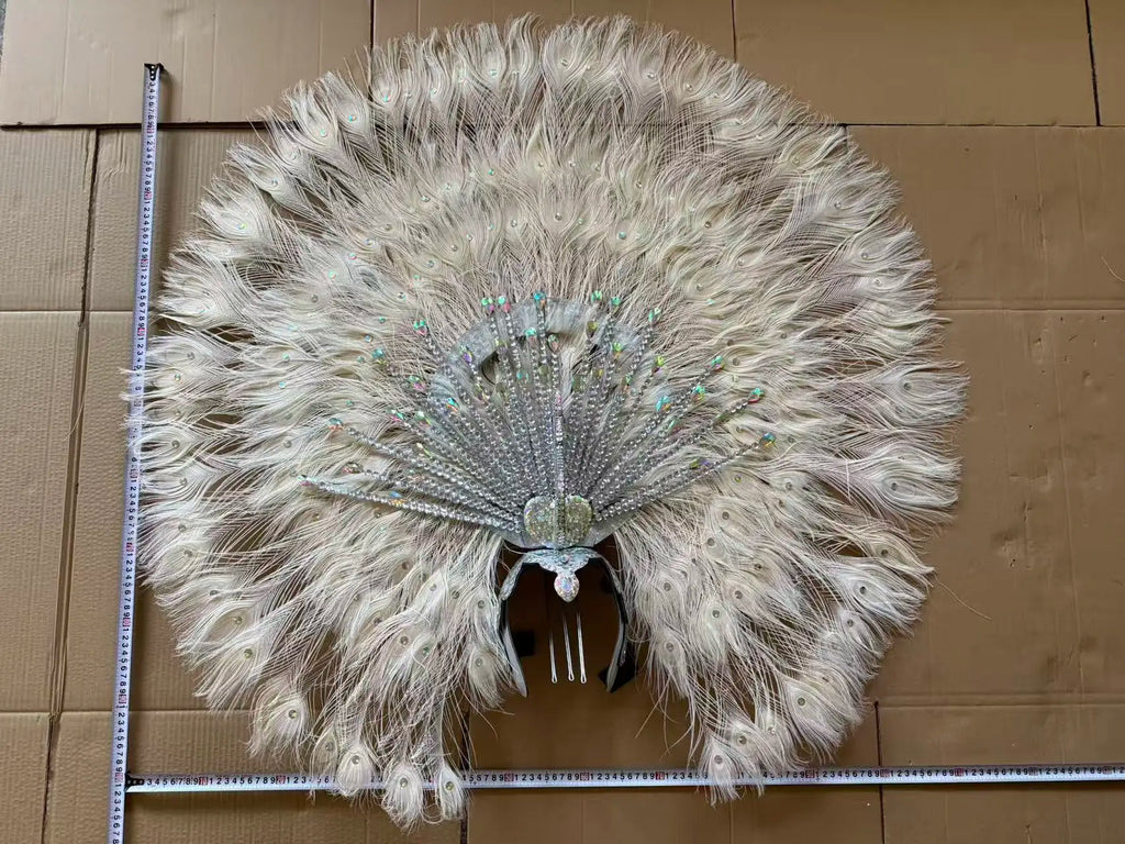 The Stardust Mirage – Premium Mohawk Feather Samba Carnival Headdress