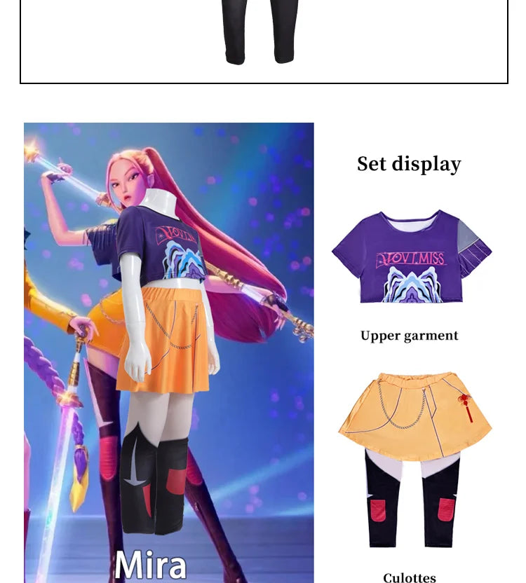 Girls Zoey Rumi Mira Cosplay Costume – Stage Performance Outfit