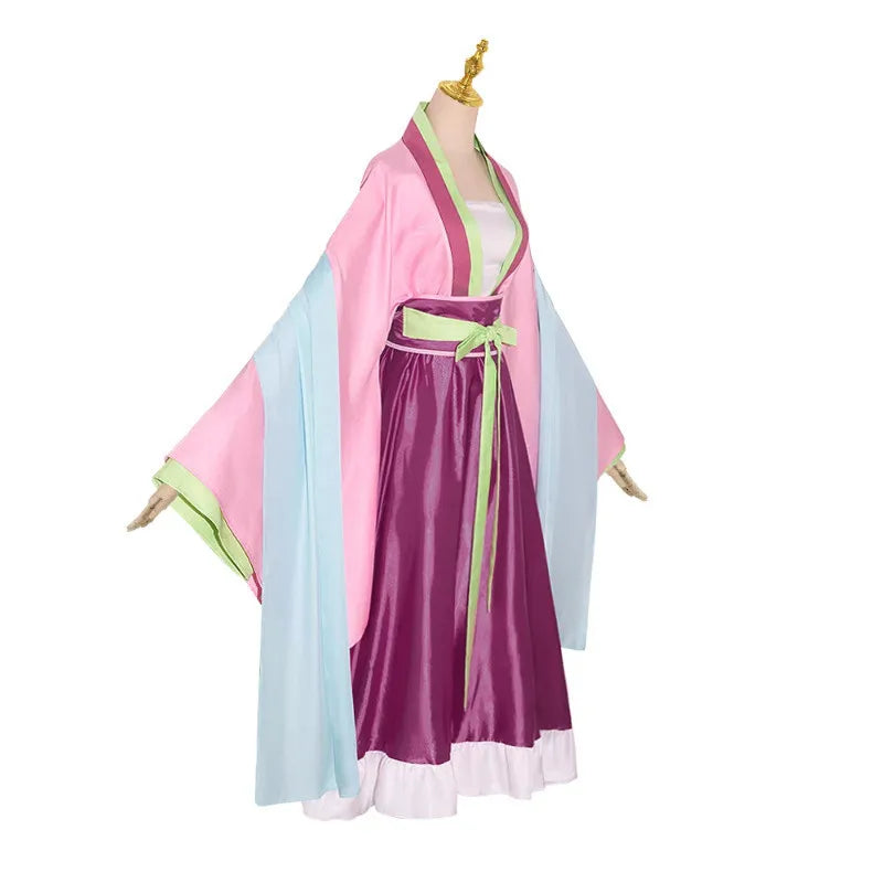 Maomao Anime Cosplay Costume – Pink Dress Outfit Set